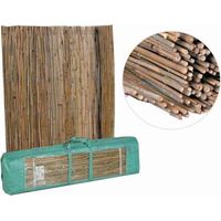 Arella stuoia cannette bamboo 100x300 cm bambù intera rilegate recinzioni TIME