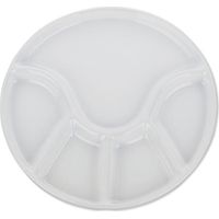 Kela piatto per fonduta bianco 21,5 cm in ceramica