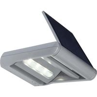 Greenblue LED-Solarleuchte grau 12W 1200lm für den Außenbereich