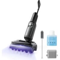 Roborock F25 Ultra Nettoyeur Vapeur sans Fil, Aspirateur Laveur à Vapeur 180 °C et à Haute température 86 °C, Séchage en 5 Min à 90 °C, Plat à 180°, 22 kPa, Roues Assistées par IA, Contrôle Via Appli
