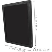 Vitrine en bois pour maillots de sport, grand cadre d'uniforme avec fenêtre, chemise de basket-ball et de hockey, boîte à ombre pour affichage de souvenirs, 27,9 x 35,6 cm, convient pour