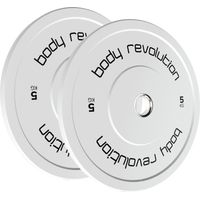 Body Revolution 100KG Bundle Olympic Bumper Plates (2x5kg, 2x