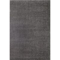 Rutschfester waschbarer Teppich aus Polyester, einfarbig, Elegance GRI101