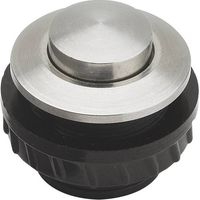 Bouton de sonnette simple Grothe 62006 acier inoxydable 12 V/1,5 A