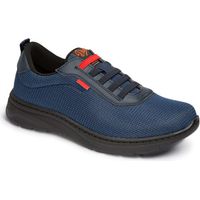 Zapatilla de trabajo con cierre de cordones elásticos ALICANTE 44 Azul