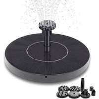 Promotion à petit prix Fontaine solaire à cellule solaire - 16 cm, noire