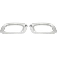 Couvercle d'embout d'échappement pour Mercedes-Benz GLC, GLE, GLS (X253/C253/W167/V167/C167/X167) 2020–2023, finition chromée
