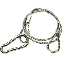 Karma Italiana SAFE 5MM Kabelschloss Silber 0,95 m