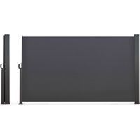 Tenda laterale retrattile esterna 180 x 500 CM grigio antracite