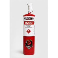 R290 Gas Refrigerante 370g para Refrigeración