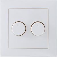 EcoDim Bouton variateur DUO Berker S1 incl. Cache Interrupteur