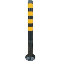 Palo dissuasore PU nero/giallo Ø 80 mm - 12221 SG