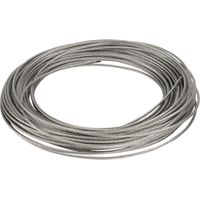 1 câble en acier inoxydable 304 de 20 m, fil d'acier dur de 2 mm pour la pêche et le levage