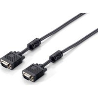 Equip VGA Kabel HD15 StSt 15.00m 1024x 76860Hz schwarz Polybeutel