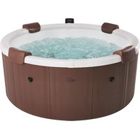 Mspa – Spa gonflable 6 personnes – Isolation AcrySkin™ et TempXcel™ – Système antigel – Désinfection UVC intégrée – Massage par bulles réglable