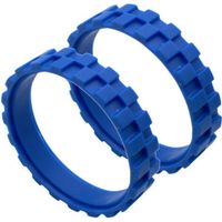 Ruota in gomma compatibile con ruota centrale con pneumatici in gomma antiscivolo (blu)
