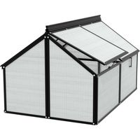 Serre de jardin polycarbonate 4 mm – Aluminium léger – Panneaux anti-UV – Hauteur 71,90 cm – Longueur 119,30 cm – Profondeur 83,10 cm – Vitavia