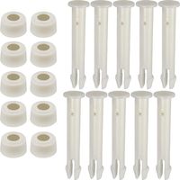 YMYNY Pack of 10 plastic pins for round metal frame pools, swimming pool joint replacement parts for swimming pool joints, replacement parts joint pins (6 cm)