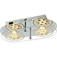 10 Watt COB-LED Deckenleuchte Chrom Wandlampe Beleuchtung Esszimmer Gianna 740025-2