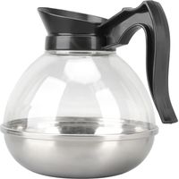 Bouilloire à Café en Acier Inox 1700ml, Résistante à la Chaleur pour Cuisinière à Induction, Théière Ménagère