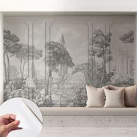 Papier peint autocollant avec imprimé pour cuisine facile à appliquer pour mur a motif Nature atmosphérique 208x146 cm