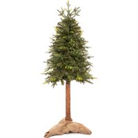 Künstlicher Weihnachtsbaum – natürlicher Tannenstamm (180 cm)