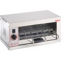 CF Tostiera Professionale T930 Inox 3 Pinze Timer 15 Min 2000W