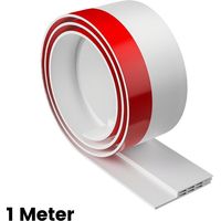 100cm einseitiger Türboden mit selbstklebendem Wetterschutz, Türdichtungsstreifen, Kältestopp, Zugluftschutz vor Zugluft und Lärm (Weiß)