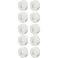 Cyclingcolors – Support de cadre pour tableau – Lot de 10 – Ferrure plastique 20mm pour bois à percer – Crochet d'assemblage avec trou