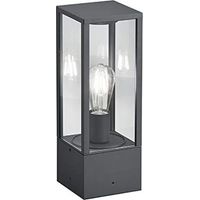GARONNE PALO DA ESTERNO RETTANGOLARE INFUSIONE COLORE ANTRACITE H. 40CM 1 LUCE ATTACCO E27