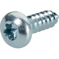 TOOLCRAFT 892607 Viti con testa bombata per lamiera 2.9 mm 9.5 mm TORX DIN 7981-C Acciaio zincato 100 pz.