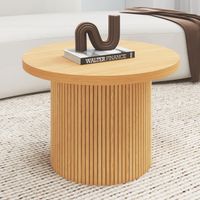 Solid Wood Round Coffee Table