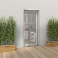 Moustiquaire rideau H230 cm x L100 cm en fibre de verre – 3 bandes avec poids de lestage – Protection optimale contre les insectes – Moustikit