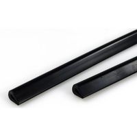 2 weiche Türstopper 45cm Schwarz - Carlinéa