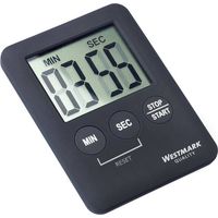 Westmark Kurzzeitmesser/Küchentimer, digital, magnetisch, bis 99 Minuten, Kunststoff, Schwarz, 10882280