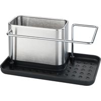 Kuchenprofi Orio organizer per lavello acciaio inossidabile argento
