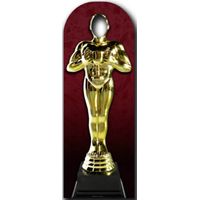 Figurine en carton Award Statue trophée Oscar 179 cm