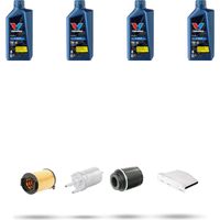 Kit tagliando 4 FILTRI e 4L OLIO compatibile con Skoda YETI (5L) 1.4 TSI 90kw Dal 2010