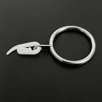 40 Pièces Anneaux de Rideaux en Métal Anneaux pour Tringle à Rideaux Anneaux de Suspension de Rideaux Anneaux de Rideau & Crochet de Rideau Pour rideaux et tringles, 30 mm Diamètre Intérieur-Crezuo