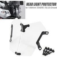 Protection de phare en acrylique pour rétroviseur, accessoire moto Yamaha Tenere 700 (à partir de 2020)