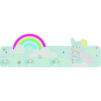 Porte-manteaux en bois arc-en-ciel – Dumbo