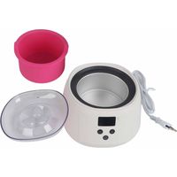 Chauffe-Cire Électrique Professionnel 240V avec Pot en Silicone et Éclairage LED - Appareil d'Épilation à Cire Chaude