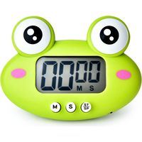 Kitchen Timer, Kitchen Timer with LCD Display, Magnetic Kitchen Timer, Kitchen Alarm Clock Ideal for Cooking, Exercising