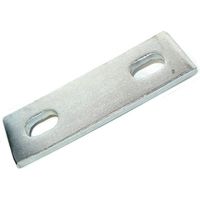 Slotted backing plate for M8 U-bolt (37 - 51 mm ID) Zinc Plated Mild Steel