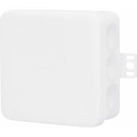 Aufputz-Abzweigkasten IP55 mit Membran 80x80x37mm weiß Steckdosen- & Schalterteile