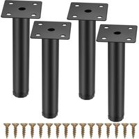 4pcs Furniture Legs Metal Fixing Support Feet for Furniture/Table/Chair/Desk/Kitchen/Cabinet/Sofa