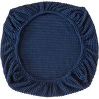 Stretche Cover Cover Housse de siège pour chaise de bureau Chaise pivotante de bureau Chaise pivotante, bleu foncé