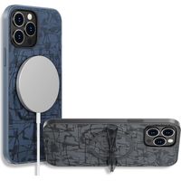 Coque de protection pour iPhone 13 Pro Max avec support magnétique compatible avec iPhone 13 Pro Max, gris