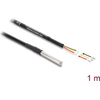 Delock Temperaturfühler-Kabel mit 3 x offene Kabelenden DS18B20 1 m