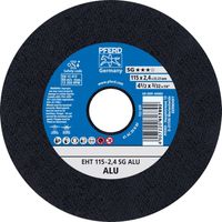 PFERD TOOLS Trennscheibe EHT 115x2,4x22,23 mm gerade Leistungslinie SG ALU für Alu 25 Stk